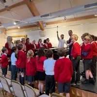 O Duo workshop with Children from St Mary
